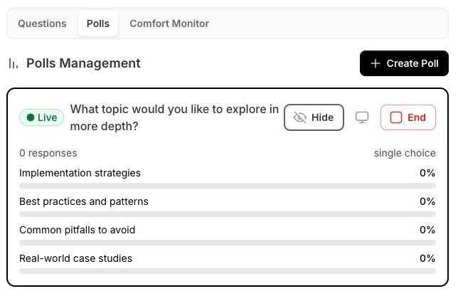 Control Your Events in Real-Time